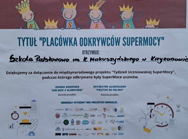 Tydzień Uczniowskiej SuperMocy