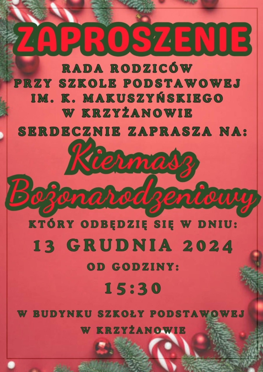 Kiermasz Bożonarodzeniowy