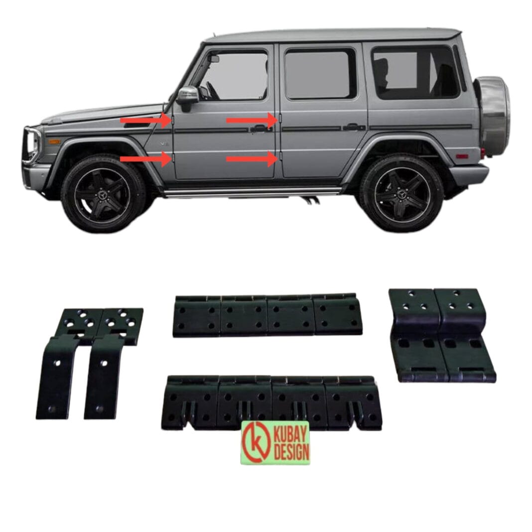 Dozywotnia-Trwalosc-i-Elegancki-Wyglad-Zestaw-Zawiasow-Drzwi-i-Maski-ze-Stali-Nierdzewnej-do-Mercedesa-Klasy-G-W463-od-Kubay-Design Dożywotnia Trwałość i Elegancki Wygląd: Zestaw Zawiasów Drzwi i Maski ze Stali Nierdzewnej do Mercedesa Klasy G W463 od Kubay Design